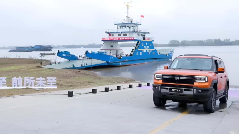 Позашляховик преміального бренду Chery перетнув найбільшу річку Китаю