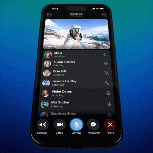 Велике оновлення Telegram: коментарі у відеочатах, примітки для контактів, гілки для ботів та інше