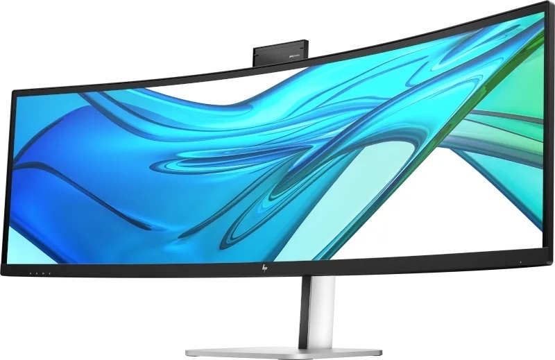 HP представила ультраширокий вигнутий 49-дюймовий монітор з витяжною камерою та величезним набором інтерфейсів