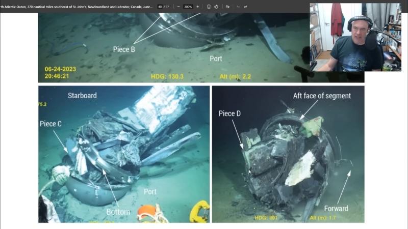 Фото "Титану" від OceanGate після аварії: комп’ютер батискафа перетворився на невпізнаваний шмат брухту