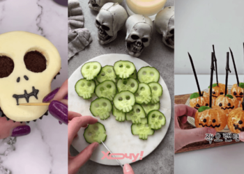 Кексы-скелеты и “тыквенные” мандаринки: 3 интересные идеи закусок на Хэллоуин (ВИДЕО)