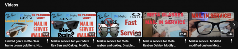 Мод за $60 вимикає в Meta Ray-Ban індикатор запису