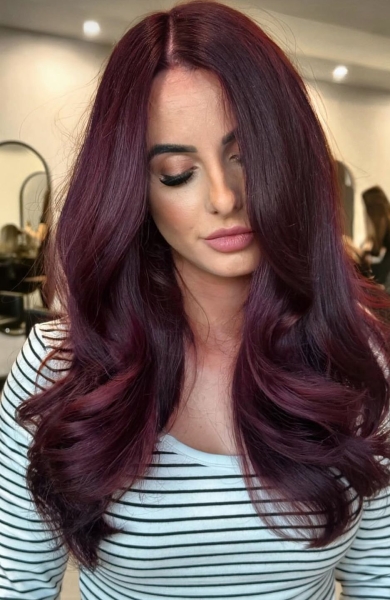 Модні фарбування для темного волосся на осінь 2025