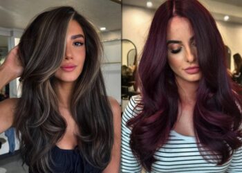 Модні фарбування для темного волосся на осінь 2025