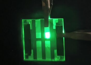 QLED на тонких гнучких світлодіодах випромінює сонячне світло