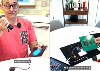 Вчитель хімії зробив з сонячної панелі та лазера дистанційний приймач/передавач звуку