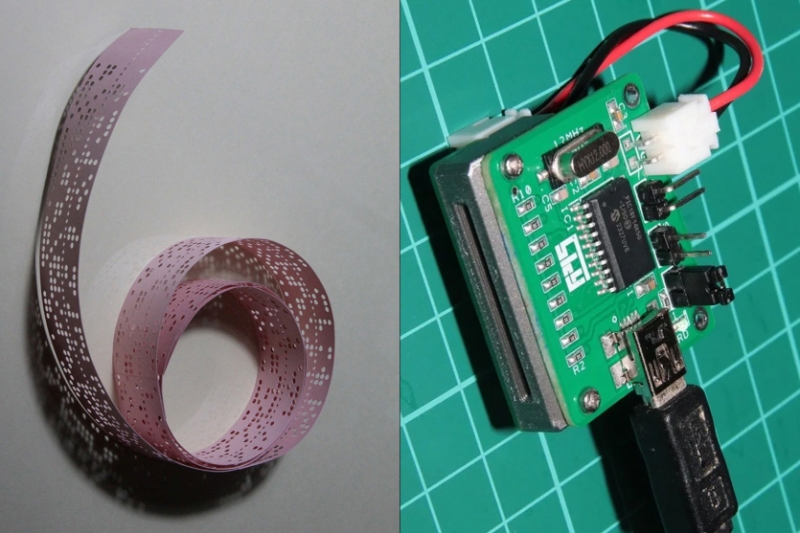 50 байтів/с: ентузіаст відтворив зчитувач перфострічок з нуля