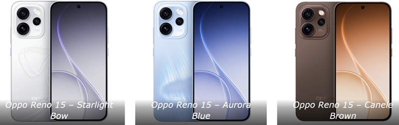 Смартфони Oppo Reno 15 та Reno 15 Pro дебютують 17 листопада: виробник розкрив дизайн і деякі характеристики новинок