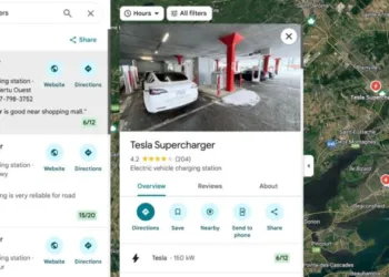 Доступність Tesla Supercharger тепер відображається в Google Maps у режимі реального часу