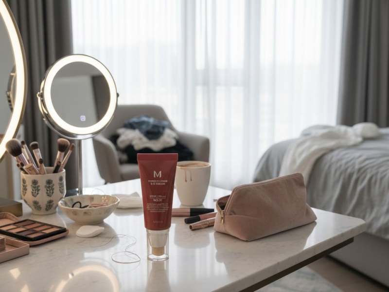 Цей тональний засіб добре маскує недоліки та робить обличчя свіжішим