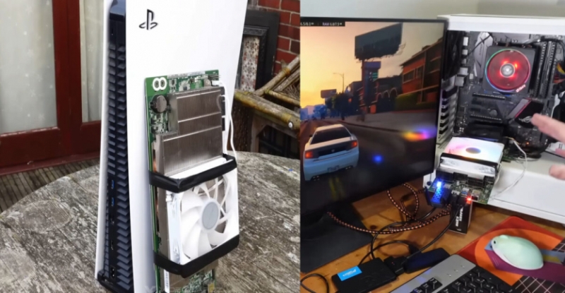 Чули про відеокарту AMD BC250? На майнінговому монстрі на базі PlayStation 5 запустили GTA 5 та Cyberpunk 2077