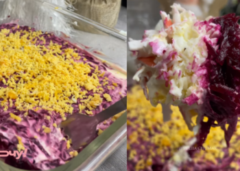 Не ставьте на стол скучную “шубу”, приготовьте “крабовую”: салат сразу становится изысканным (ВИДЕО)