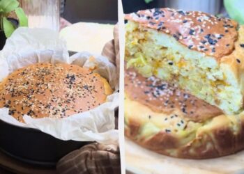 Однією випічкою нагодуйте всю сім’ю: заливний пиріг за лінивим рецептом