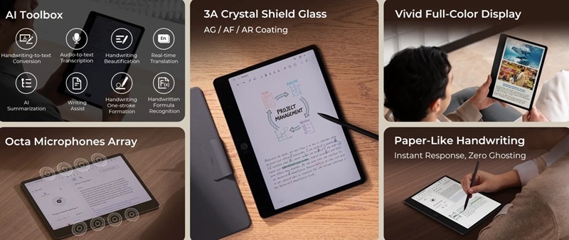TCL представила планшет Note A1 Nxt Paper з унікальним немиготливим LCD-екраном власної розробки та широкою підтримкою стилуса