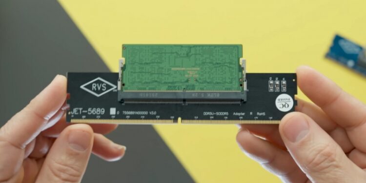 Антикризове рішення: адаптери ноутбучної DDR5 для десктопів