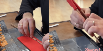 Понадобится только салфетка: как сделать учебные палочки для суши (ВИДЕО)