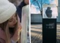 “Розтопи лід, аби зігріти серце”: у центрі Києва з’явився незвичайниий арт-об’єкт (фото)