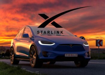 Tesla патентує вбудовану антену Starlink у своїх авто