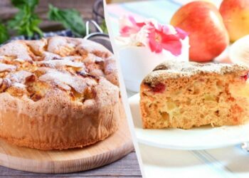 Всіма улюблена яблучна шарлотка на кожен день: тісто замішується 5 хвилин