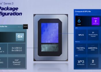 Intel розкрила Wildcat Lake: архітектура процесорів Core Ultra 300 до 6 ядер