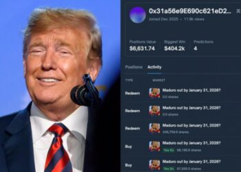 Невідомий заробив $400 000 на “операції Трампа” в Венесуелі — з новоствореним акаунтом Polymarket