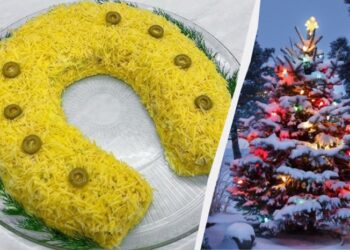 Смачний салат “Підкова” на Новий рік 2026: приверне удачу в рік Коня