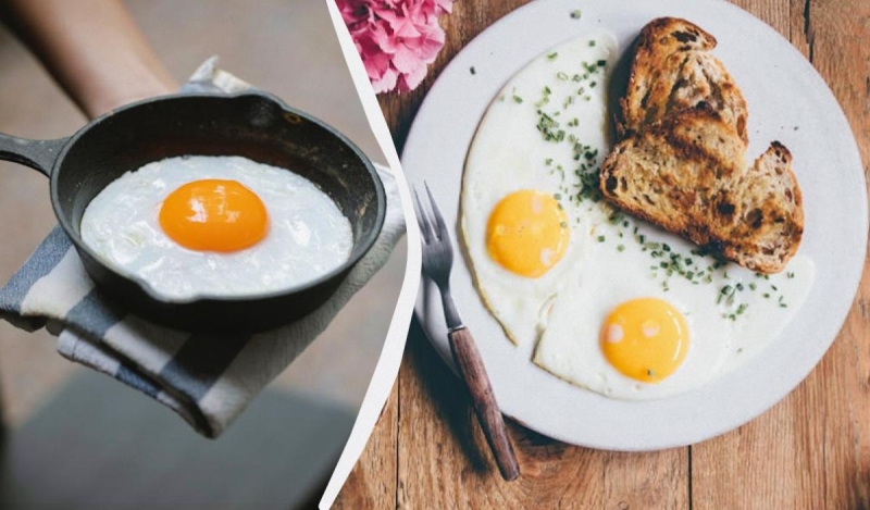 Апетитна яєчня без краплі масла: як посмажити її з водою на сковороді