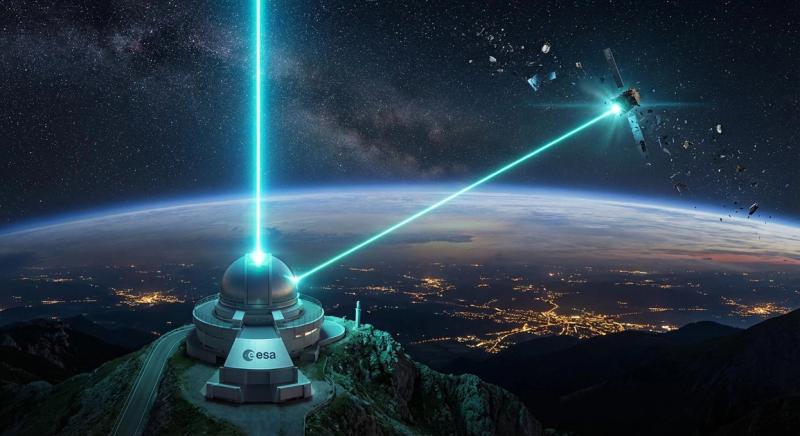 Лазерна указка для орбіти: як ESA збирається «відстрілювати» космічне сміття з Землі