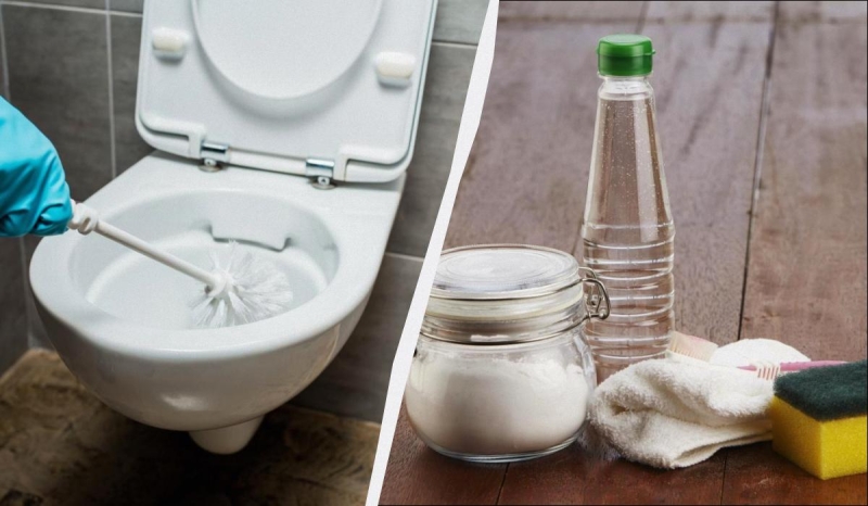 З оцтом чистити унітаз простіше простого: "злізає" навіть багаторічний наліт