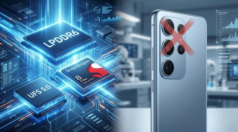 Швидкість понад усе: чому флагмани на Snapdragon 8 Elite Gen 6 Pro залишаться без нових камер