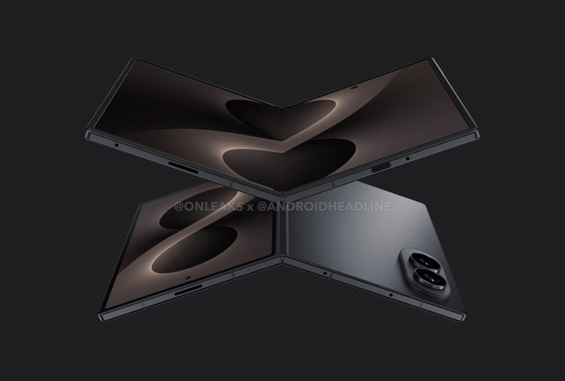 Перший погляд на Galaxy Wide Fold — опубліковані перші рендери незвичайного складного смартфона Samsung