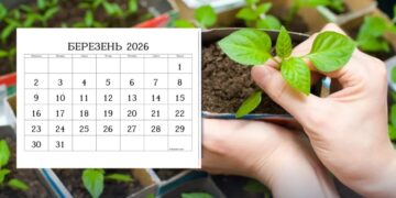 Місячний посівний календар на березень 2026 — які дні урожайні