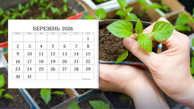 Місячний посівний календар на березень 2026 — які дні урожайні