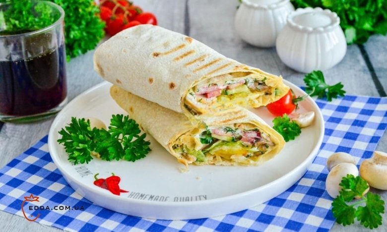 Эта постная шаурма вкуснее мясной: если обед нужен быстро (РЕЦЕПТ)