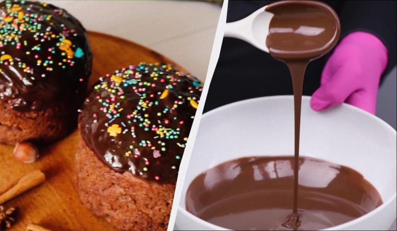 Найкраща шоколадна глазур для паски: не кришиться, не липне і легко розрізається