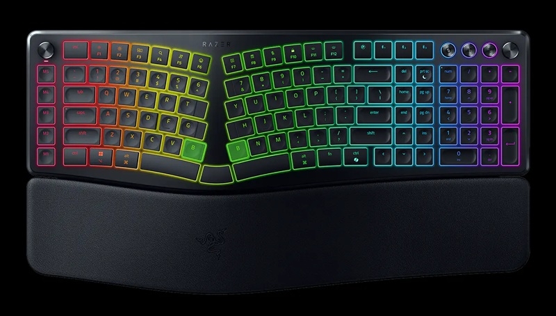 Razer представила ергономічну клавіатуру Pro Type Ergo з роздільним корпусом, варіативністю нахилу та додатковими кнопками
