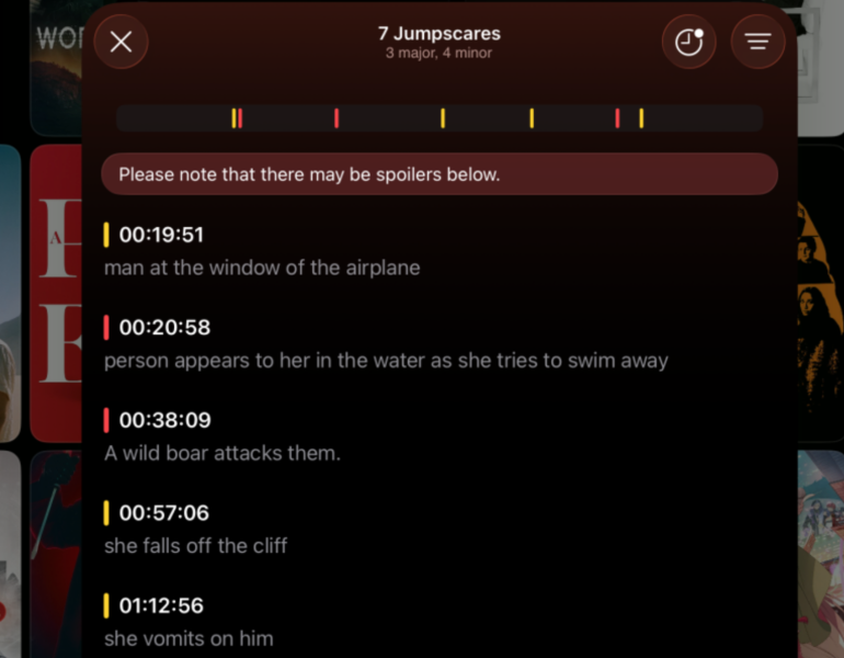 Застосунок Binge отримав функцію попередження про скримери під час перегляду фільмів