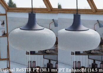 NVIDIA похвалилась пришвидшенням технології рейтрейсингу ReSTIR у 3 рази