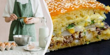 Пишний і соковитий заливний пиріг з тунцем: як приготувати тісто, щоб воно пропеклося
