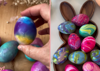 Забудьте о скучных крашенка: два способа сделать уникальные узоры (ВИДЕО)