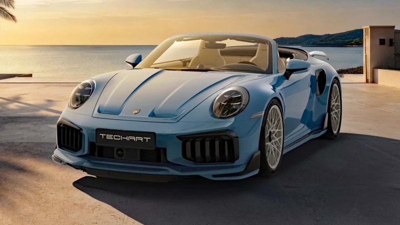 Techart витиснула 811 «коней» із Porsche 911 Turbo S: коли базової потужності замало