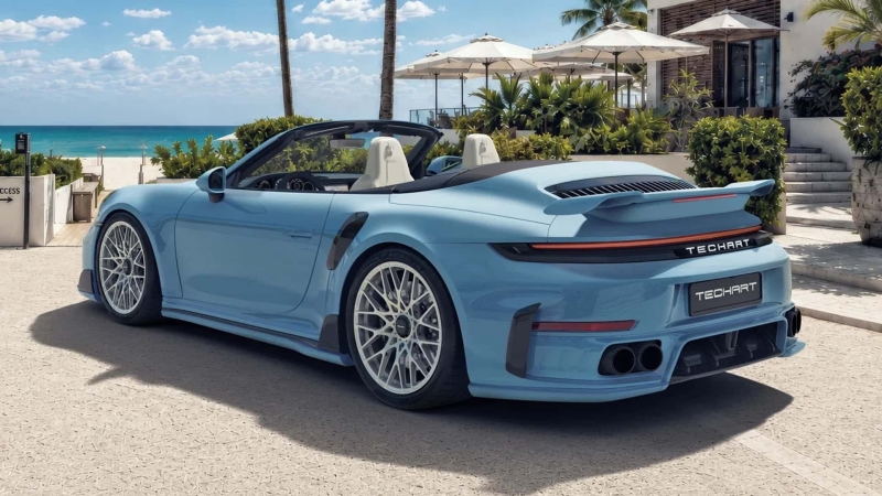 Techart витиснула 811 «коней» із Porsche 911 Turbo S: коли базової потужності замало