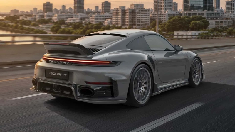 Techart витиснула 811 «коней» із Porsche 911 Turbo S: коли базової потужності замало