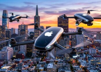 Apple придивляється до дронів: патент описує роботу цілих повітряних роїв