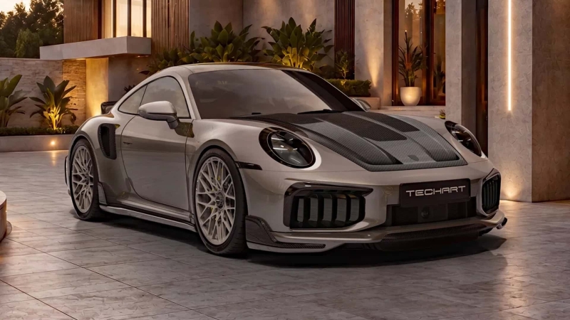 Techart витиснула 811 «коней» із Porsche 911 Turbo S: коли базової потужності замало