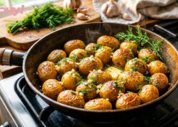 Без предварительной варки и грязной посуды: как пожарить молодой картофель в одной сковородке