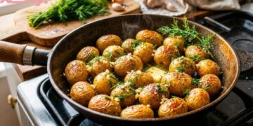 Без предварительной варки и грязной посуды: как пожарить молодой картофель в одной сковородке