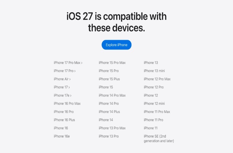 Apple продовжила підтримку iPhone 11: смартфон 2019 року отримає iOS 27