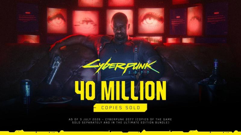 Від грандіозного провалу до грандіозного успіху: продажі Cyberpunk 2077 досягли 40 мільйонів копій