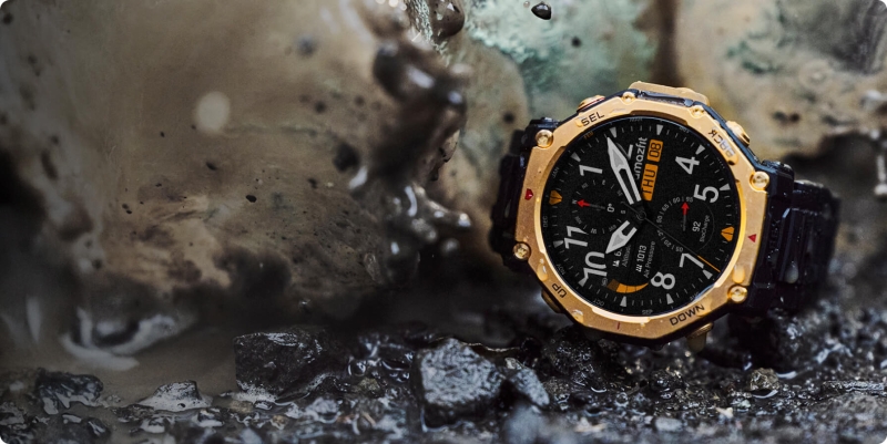 Amazfit T-Rex 3 Pro виходить на глобальний ринок: розумний годинник з LED-ліхтариком і автономністю до 25 днів